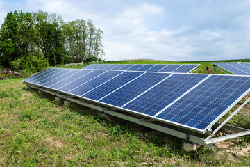 Solar Panel im Freien