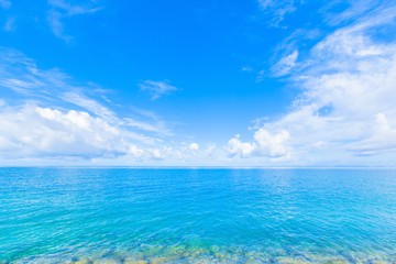 Sea and clouds in Okinawa