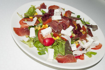Salad on Plate