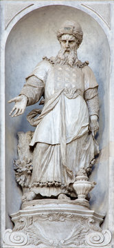 Venice - prophet Aron in church Santa Maria del Rosario
