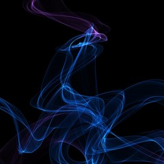 Magic silky wallpaper of blue and pink lines