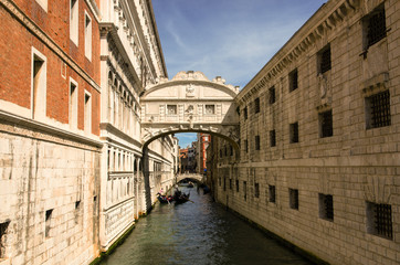 Fototapeta na wymiar Bridge of Sighs - Venice, Italy