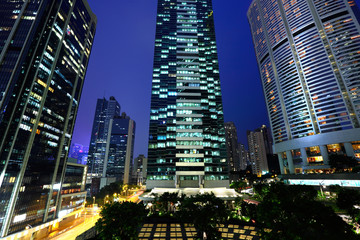 Fototapeta na wymiar Hong Kong central business district
