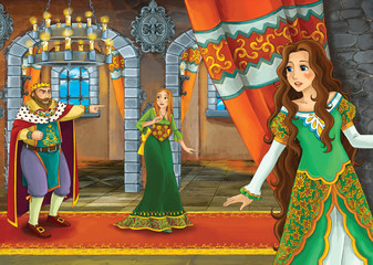 Cartoon fairy tale - illustration for the children © honeyflavour