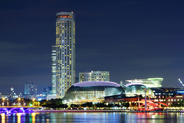 Fototapeta na wymiar Singapore at night