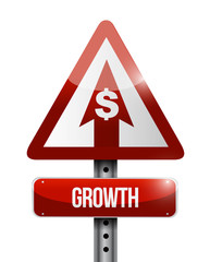 growth sign illustration design