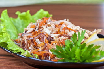 Fresh funchozy salad