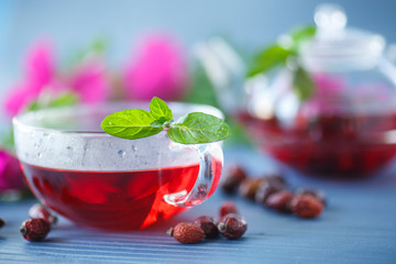 tea with rose hips