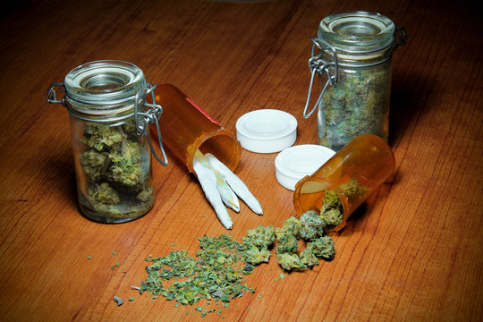 Marijuana On Table