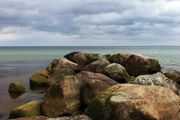 Fels in der Brandung