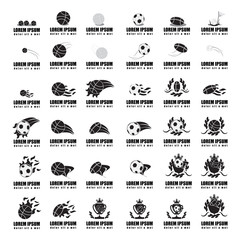 Sports Balls Set - Isolated On White Background