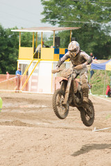 Wyścig motocross © Piotr Szpakowski