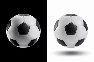 Crédence de cuisine en verre imprimé Sports de balle Soccer ball isolate