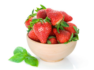 Strawberry isolated on white background