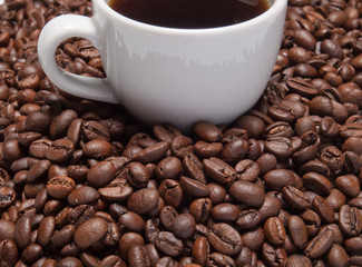 A cup of coffe to get energy and become vivacious