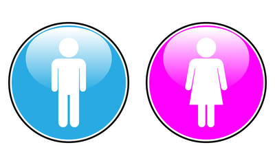 Male and Female buttons