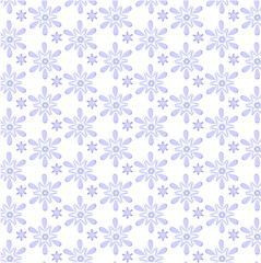 Seamless flowers pattern soft background