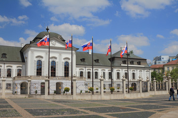 Presidential palace. Bratislava, Slovakia