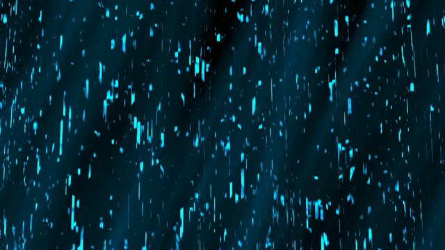 Abstract blue rain or snowfall background