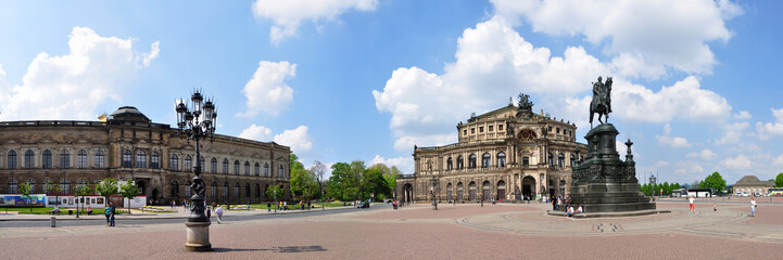 Fototapeta na wymiar Panoramafoto Dresden