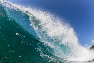 Wave Breaking Crashing Blue