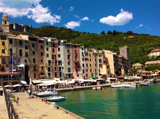 colorful houses in Portovenere