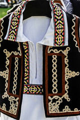 Traditional Romanian folk costume.Detail 36