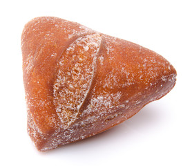 A donut in form of a triangle