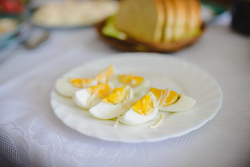 Święcone jajka, jajka wielkanocne © LubieToFoto