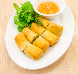 Fried spring rolls