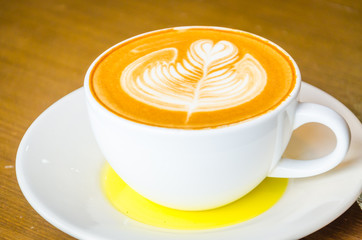 Latte coffee