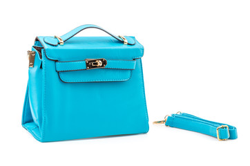 Handbag isolated white background