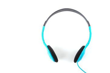 Headphone isolated white background
