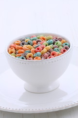 Delicious kids cereal loops