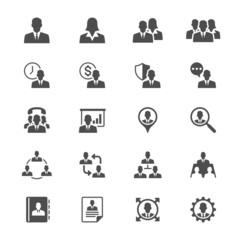 Business flat icons