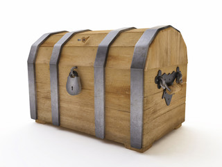 3D Wooden Chest