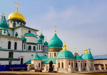 New Jerusalem Monastery in Moscow, Russia. Landmark and shrine.