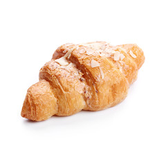 Croissant isolated on white background