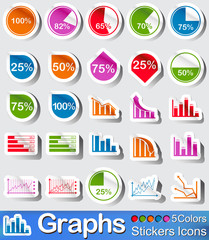 Graphs  Buttons and icons