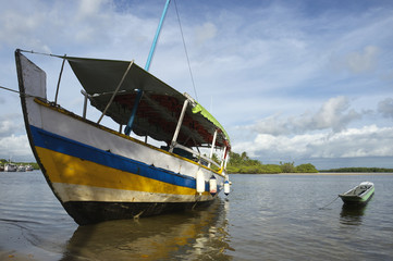 Colorful Brazilian Fishing Boat