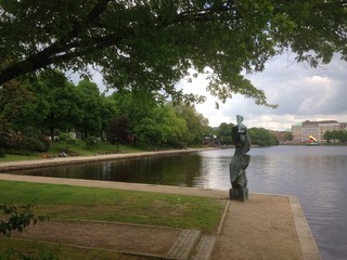 parco lungo il lago