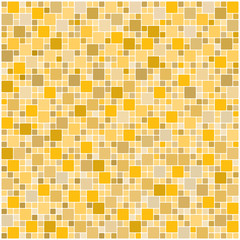 Seamless yellow square tiles pattern