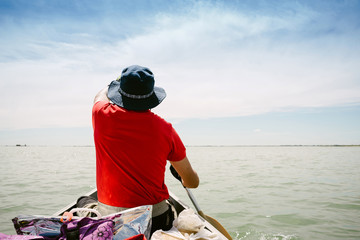 navigate by canoe