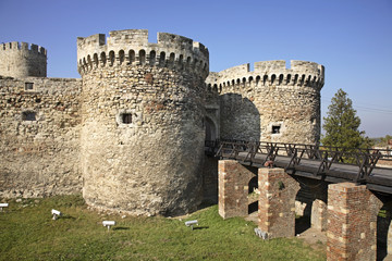 Fototapeta na wymiar Zindan Gate in Kalemegdan fortress. Serbia