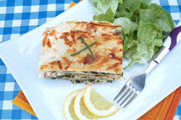 lasagnes saumon et épinards