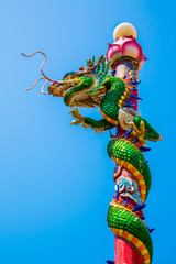 Chinese dragon at a temple