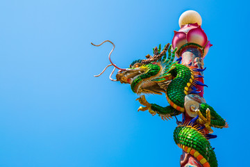 Chinese dragon at a temple