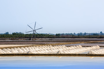 Salt farming in Thailand