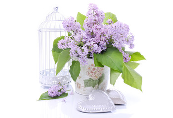 Obraz premium Beautiful decoration with bouquet of flowers