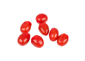 помидоры на белом фоне